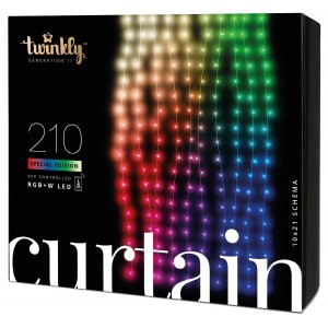 Smart LED Гирлянда Twinkly Curtain, Wall RGBW 210