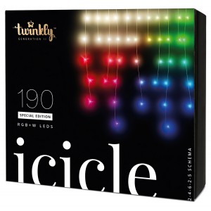Smart LED Гирлянда Twinkly Icicle RGBW 190